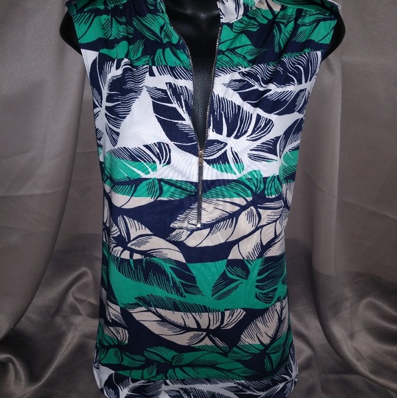 🛍️HalfZip Tank Tropical - Picture 3 of 4